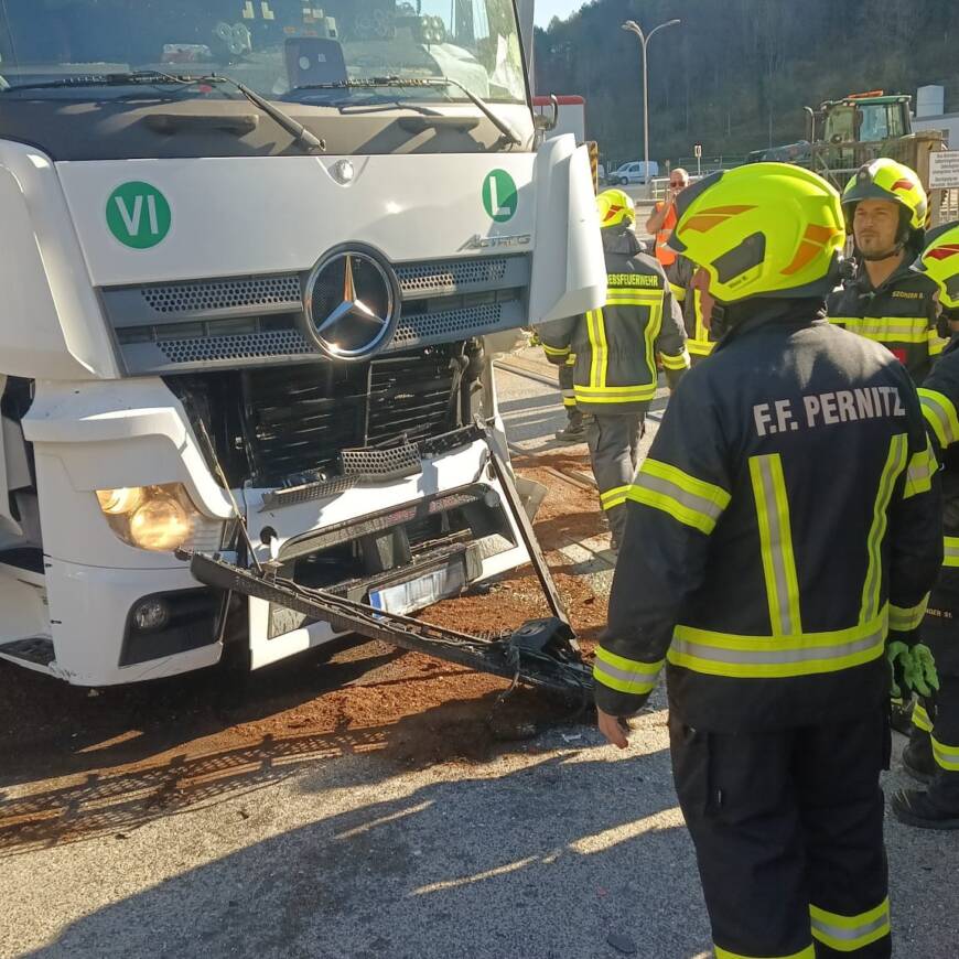 LKW-Unfall in Ortmann